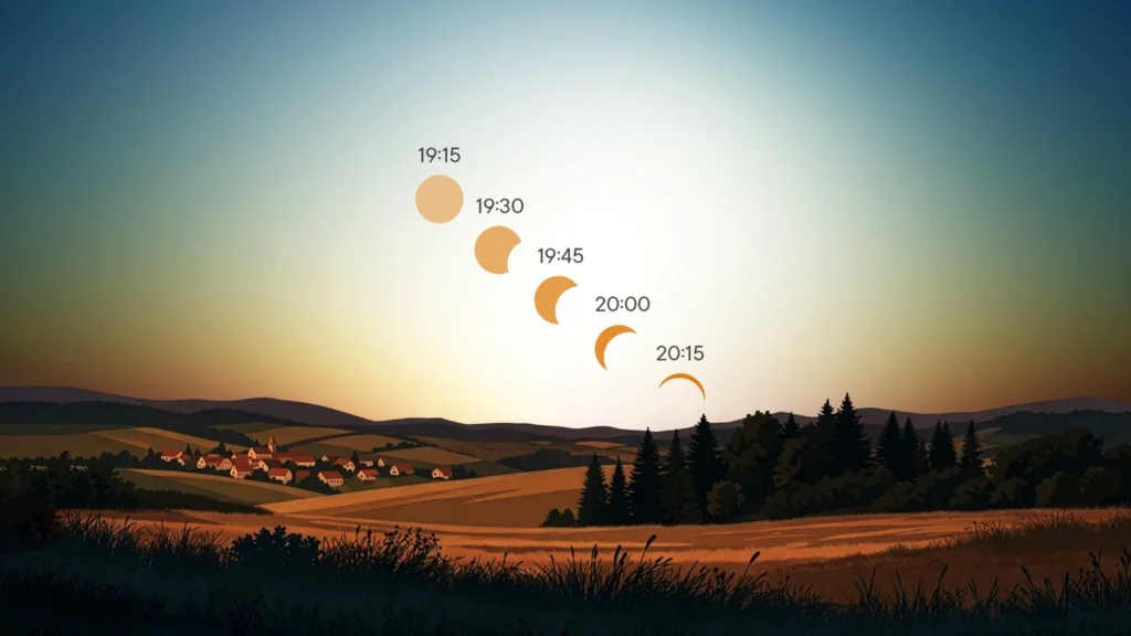 Dvakrát unikátní podívaná na obloze: v Česku proběhne téměř 90% zatmění Slunce i roj Perseid